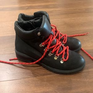 Never worn Steve Madden Laced Boots